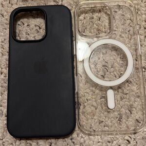 Apple Black and Clear iPhone Cases 16 PRO
